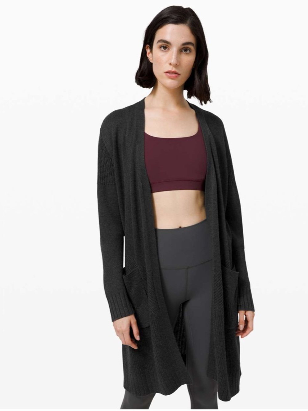 Lululemon • Sincerely Yours Wrap Sweater • Size Medium